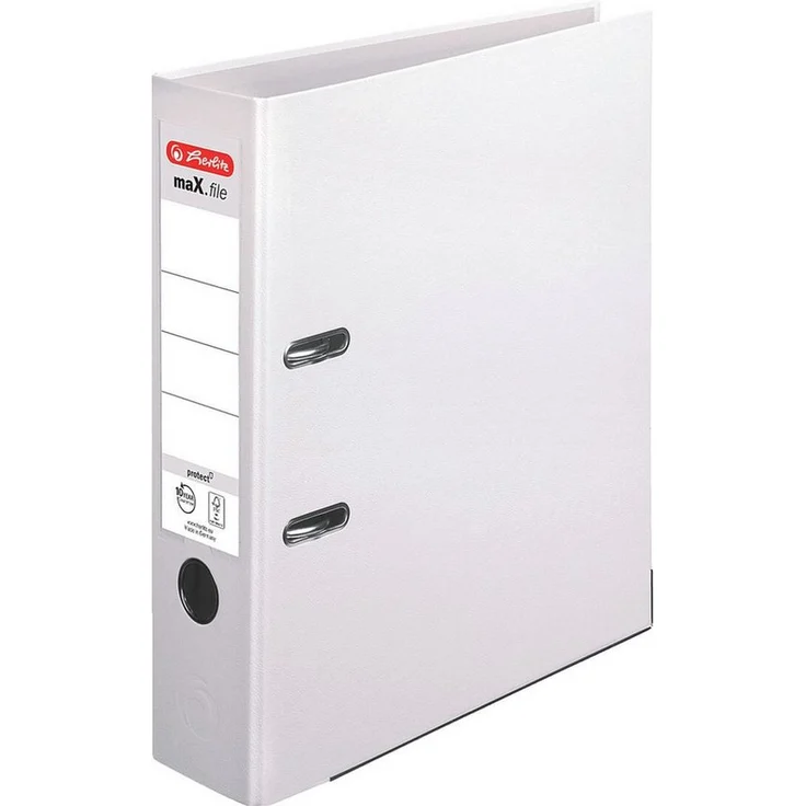 Herlitz Aktenordner maX.file protect, breit, DIN A4, mit zahlreichen Funktionen, blau – Bild 1