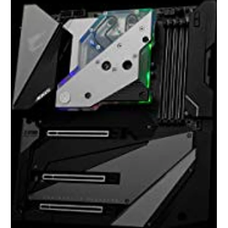 EKWB EK-Quantum Momentum Aorus Z490 Xtreme D-RGB, Monoblock CPU Wasserkühler mit transparentem Acryldeckel und vernickeltem Kupfer, Silber – Bild 9