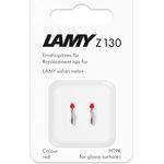 Lamy safari Note+ Ersatzspitze red (2 Stk.) - Präzise und reaktionsschnelle Stylus Pen Spitzen für die Apple Pencil Alternative Lamy safari Note+