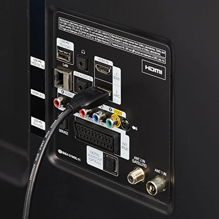 AmazonBasics HL-007311 Hochgeschwindigkeits-HDMI-Kabel 2.0, Ethernet, 3D, 4K-Videowiedergabe und ARC, Ultra-HD, 7,6 m, Schwarz – Bild 6