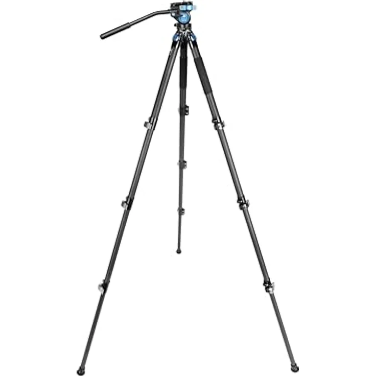 SIRUI L-324F Carbon Stativ mit VA-5X Fluidkopf, max. Belastung 18 kg, kompakt, Flip-Lock Design, 3 Beinwinkeloptionen – Bild 3