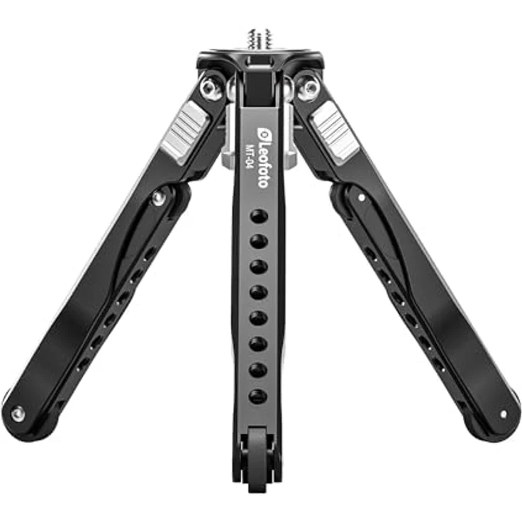 Leofoto Pocket Mini Tripod MT-04, Tischstativ mit variabler Höhe von 120mm bis 370mm, Tragfähigkeit 5kg, Packmaß 25cm – Bild 9