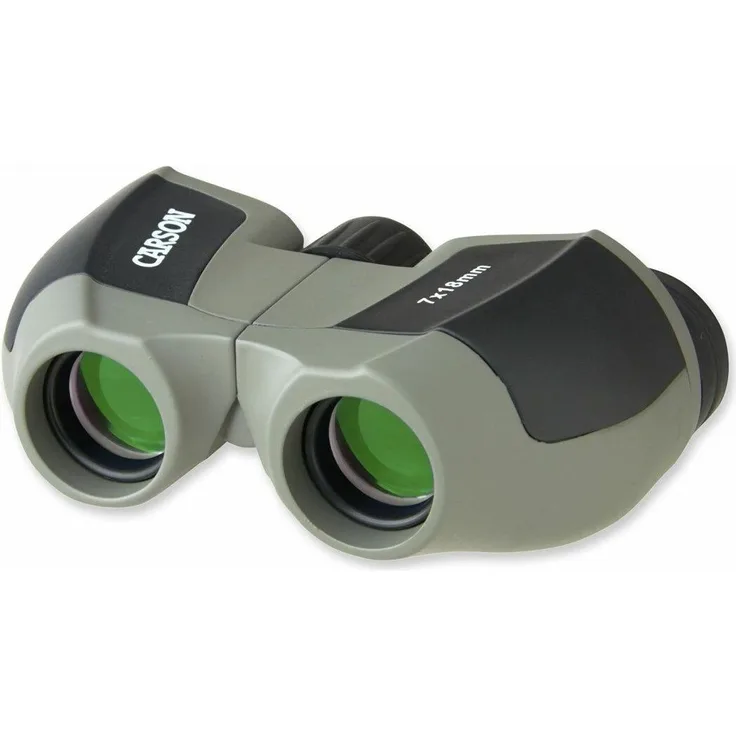 Carson Optical JD-718 MiniScout, ultra-kompaktes Fernglas, 7x18 mm, leicht und tragbar, ideal für Outdoor-Aktivitäten