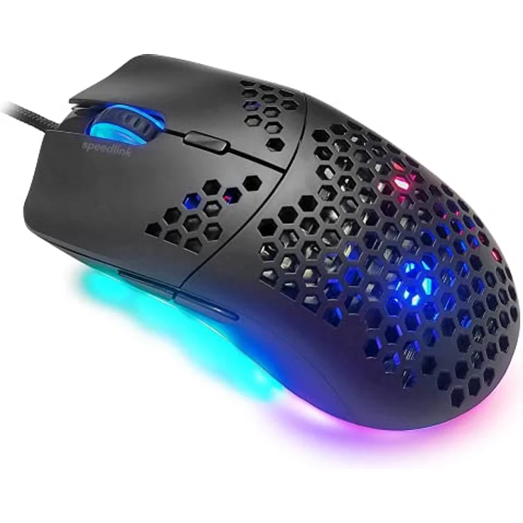 Speedlink SKELL Lightweight Gaming Mouse – 6 Beleuchtungsmodi – einstellbare Sensorauflösung, schwarz – Bild 2