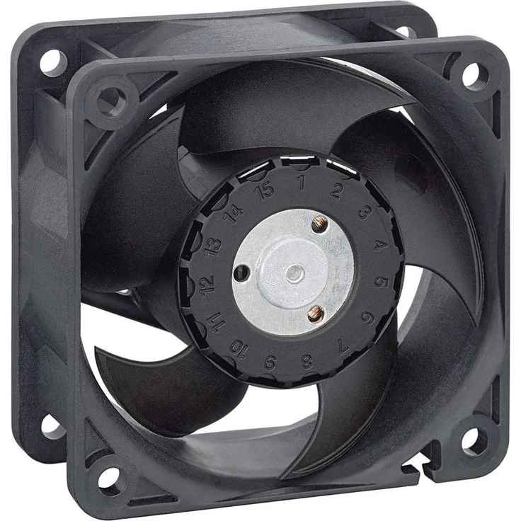 EBM Papst 624 H Axiallüfter, 24 V/DC, 46 m³/h, kompakte Größe 60 x 60 x 25 mm