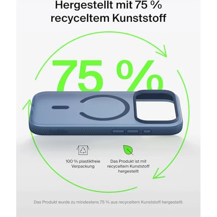 Belkin Grip SheerForce Schutzhülle für iPhone 17 Pro, stoßfest mit Kamerasteuerung, dunkelblau – Bild 8