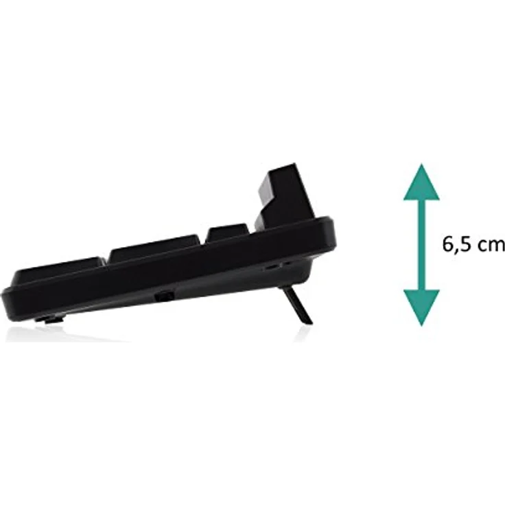 Ewent EW3251 USB-Tastatur, Englisch, Italienisch, Schwarz – Tastaturen (Standard, kabelgebunden, USB, mechanische Tastatur, Schwarz) – Bild 3