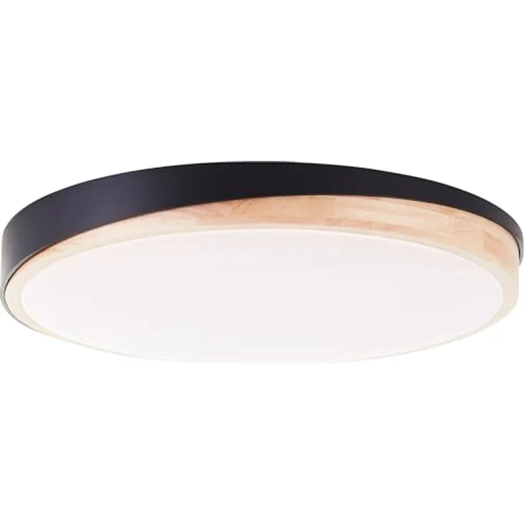 Brilliant LED Deckenleuchte, Ø52cm, 36W, 4500 Lumen, dimmbar, CCT Steuerung, echtes Holz, Fernbedienung, warmweiß bis kaltweiß, energiesparend – Bild 5