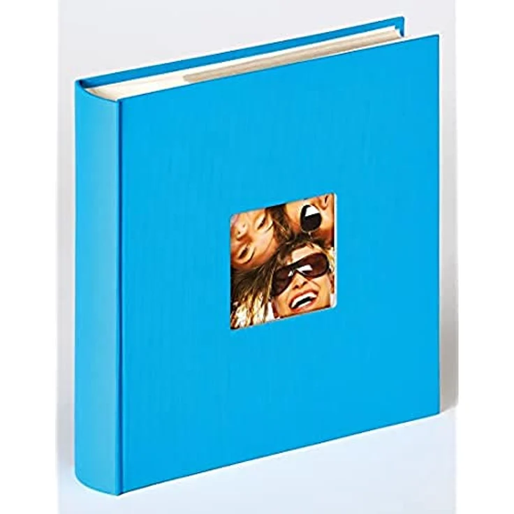 walther design ME-116-L Memo-Einsteckalbum Fun, 200 Fotos 13x18 cm, mit CD-Archiv, blau – Bild 1
