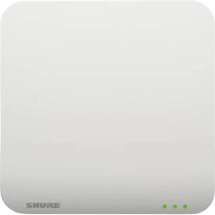 Shure MXWAPT4-Z11, Access Point mit Power over Ethernet (PoE), kompakt und leichte Montage, weiß
