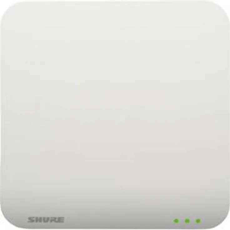 Shure MXWAPT4-Z11, Access Point mit Power over Ethernet (PoE), kompakt und leichte Montage, weiß