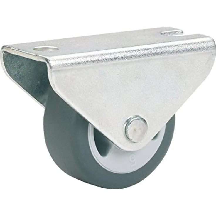 Dörner + Helmer Parkett-Bockrolle (30 x 14 mm, TPE-Rad) grau, 791330 – Bild 2
