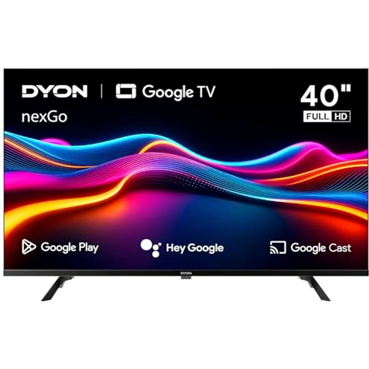 DYON nexGo 40F, 40 Zoll (100 cm) Full HD Smart TV mit Google TV, Sprachsteuerung, Google Assistant, Chromecast und Triple Tuner, Modell 2025 – Bild 1