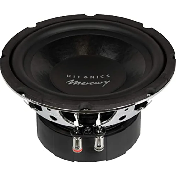 Hifonics MRW104, Auto-Subwoofer passiv 800 W 4 Ω mit verchromtem Stahlkorb und 50 mm Schwingspule