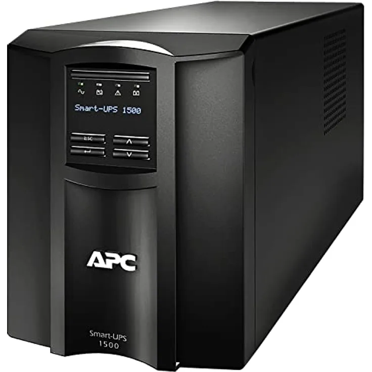 APC Smart-UPS 1500 LCD - USV - Wechselstrom 120 V - 1 kW - 1440 VA - USB - Ausgangsanschlüsse: 8 - 0U - Schwarz - mit APC SmartConnect