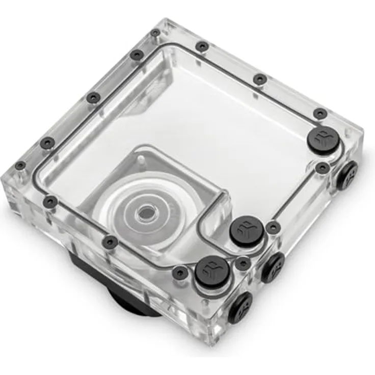 EK EK-Quantum Kinetic 3 FLT 140 D5 PWM Pumpe/Reservoir Combo, D-RGB, Plexi - Mit echter D5-Pumpe, 1000 L/h Durchflussmenge, 5,2 m Kopfdruck