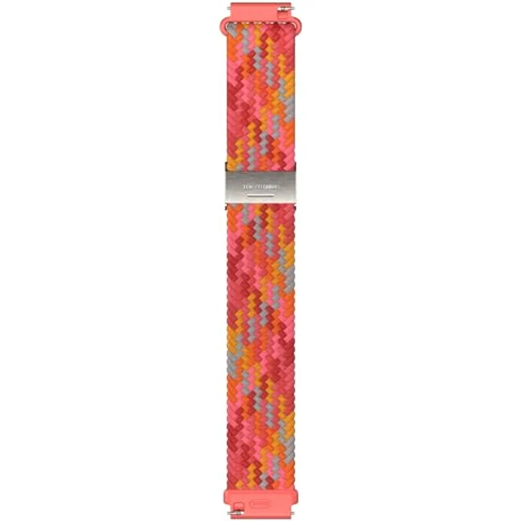 Polar WB20mm Braided Yarn Uhrenarmband, Rot, 20 mm Textil, weich und flexibel – Bild 5