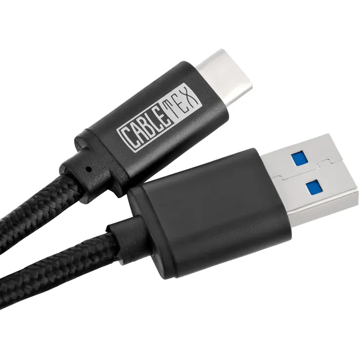 CABLETEX USB C Kabel USB 3.2, 1,5m Ladekabel für Computer & Smartphones, kompatibel mit Samsung, Huawei, Apple und mehr