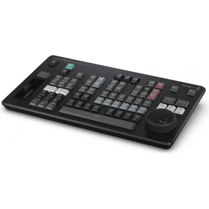 Blackmagic Design DaVinci Resolve Replay Editor, USB-Editor-Panel für Multi-Cam-Bearbeitung, schwarz, 380,2 x 216,6 x 44,2 mm, Bluetooth und USB-C Verbindung