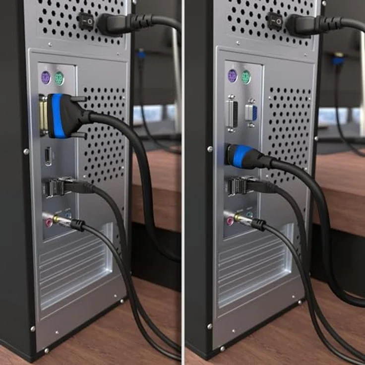 KabelDirekt - HDMI DVI 24+1 Adapterkabel - 0,5m - (DVI-D zu HDMI, 1080p Full HD 3D Highspeed) - TOP Series - Preisvergleich – Bild 6