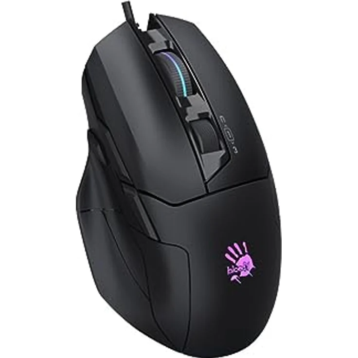 Bloody W70 Max 10000 CPI 8 Tasten Optische RGB-UC3&4 Active Wired Black Gaming Mouse – Bild 2