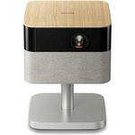 Epson Lifestudio Flex EF-72 Eiche, tragbarer Smart-Projektor mit 4K Pro-UHD, Sound by Bose, Google TV, verstellbarem Stand, innen und außen einsetzbar, 5 Jahre Geräteschutz