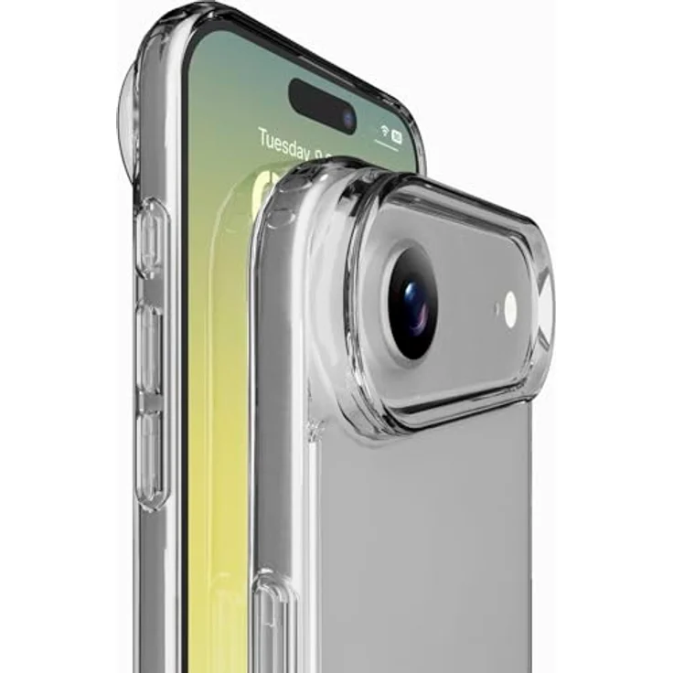 cellularline Clear Strong, Harte Schutzhülle mit Gummirändern für iPhone Air, transparent, stoßfest, schützt vor Stürzen und Aufprall, enthält recyceltes Material, antibakterielle Formel – Bild 3