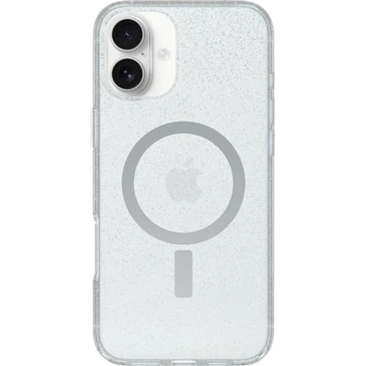 OtterBox Symmetry Series Clear Hülle für iPhone 16 Plus, transparent, stoßfest, MagSafe-kompatibel, 3X Militärstandard getestet, Stardust – Bild 2
