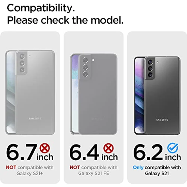 Spigen Liquid Air Case für G991B Samsung Galaxy S21 - matt black (ACS02422) – Bild 2