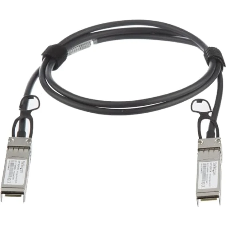 StarTech.com SFP+ Direktverbindungskabel 1m, MSA konform, 10Gb, passives Twinax Kabel, 100 Ohm, PVC Mantel – Bild 4