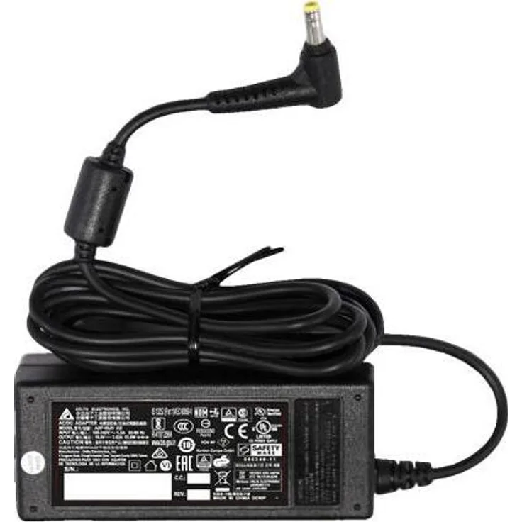 Fujitsu Kontron External AC Adapter 65W@19V, Notebook Netzteil für Laptops, kompakte Bauweise