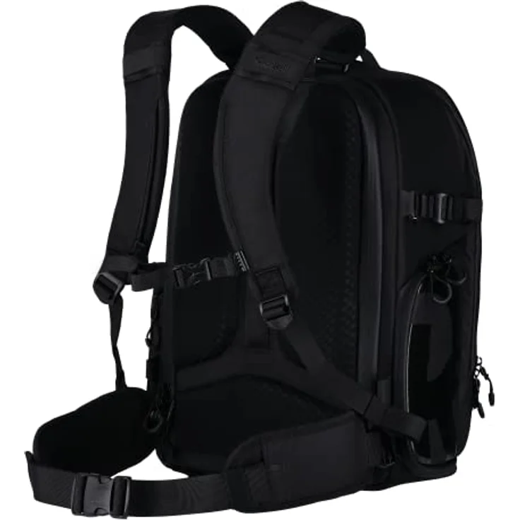 Rollei Fotoliner Ocean Pro: Großer Kamerarucksack in Schwarz aus 49 recycleten PET-Flaschen, Handgepäck-geeignet, inkl. Laptop-Fach, versetzbare Trennwände – Bild 3