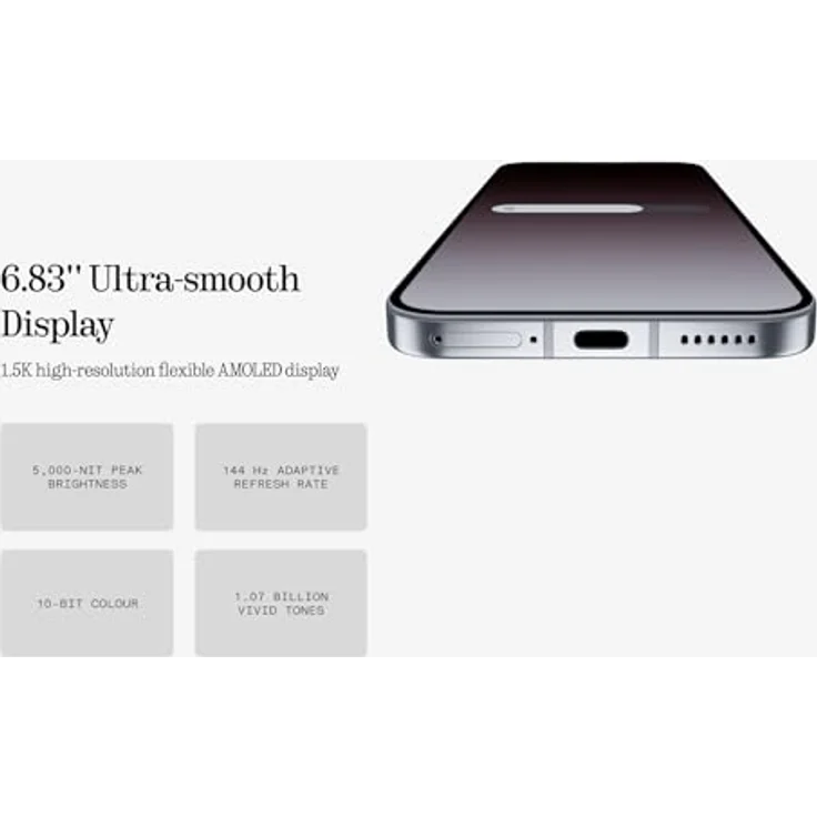 Nothing Phone (4a) Pro, Smartphone mit 50MP Triple-Kamera, 140x Ultra-Zoom, Metall-Unibody, 50W Schnellladen, 144Hz AMOLED, 8GB+128GB - Schwarz – Bild 4