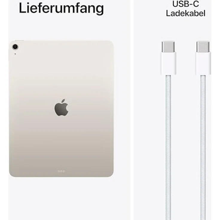 APPLE iPad Air (2026) 13 Zoll Tablet mit Wi-Fi und 128 GB, Farbe Polarstern – Bild 7