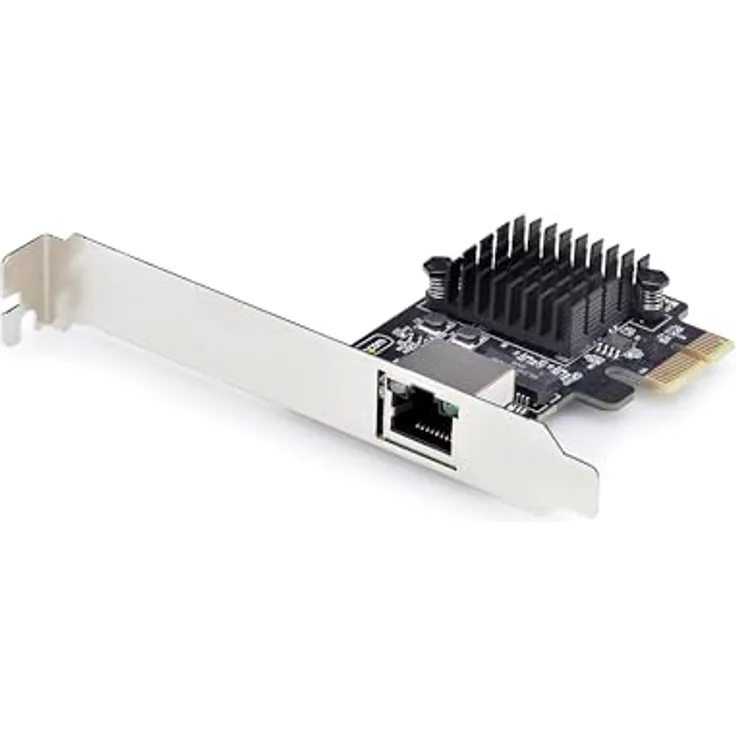 StarTech 1-Port Netzwerkkarte Taa. Nms In Ctlr (Mini PCI Express), max. 5000 Mbit/s, Schwarz