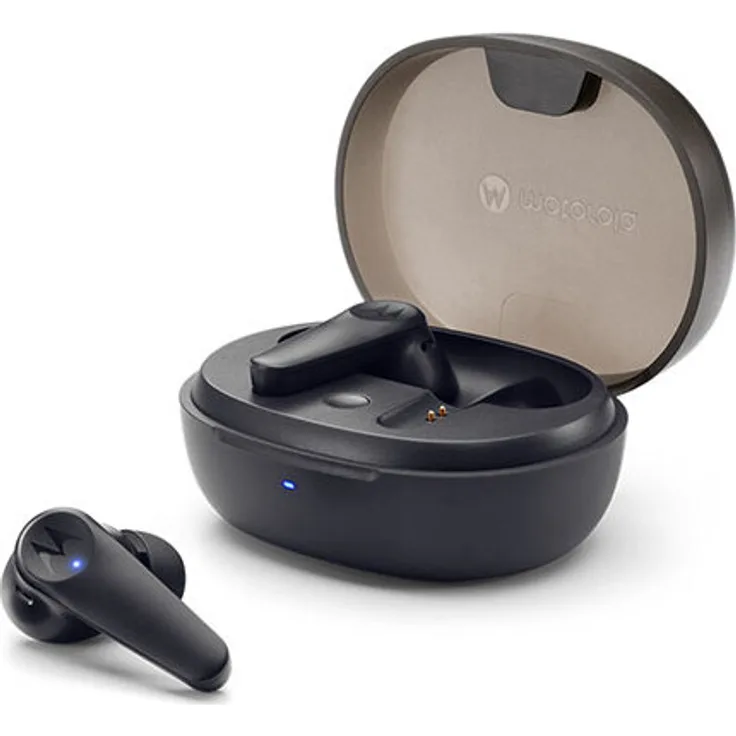 Motorola Buds 600 Kabellose Kopfhörer Schwarz - Hybrid ANC True Wireless Ohrhörer, Snapdragon Sound-Technologie, Premium-Hybridgeräuschunterdrückung