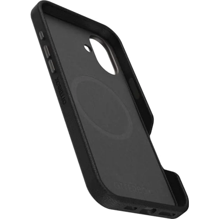 OtterBox Symmetry Series Cactus Leather MagSafe Hülle für iPhone 16 Plus, stoßfest, sturzsicher, dünne Schutzhülle, 3X getestet nach Militärstandard, Schwarz – Bild 3