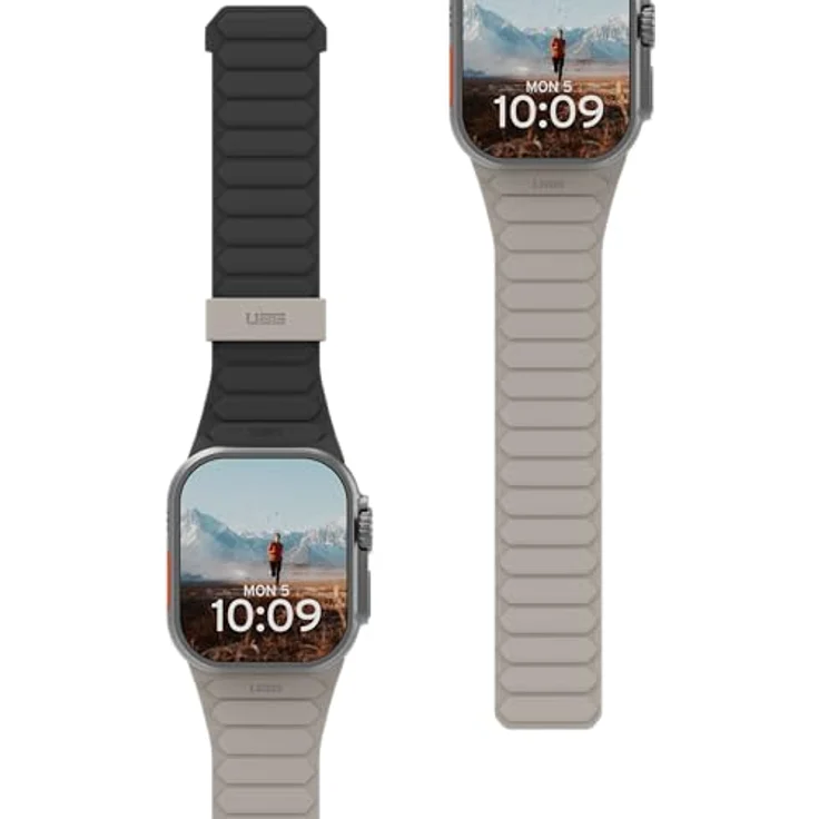 Urban Armor Gear Smartwatch-Armband Pathfinder Strap - Apple Watch Ersatz-Armband, [Drei Farbkombinationen möglich, Magnete auf der gesamten Länge] – Bild 2