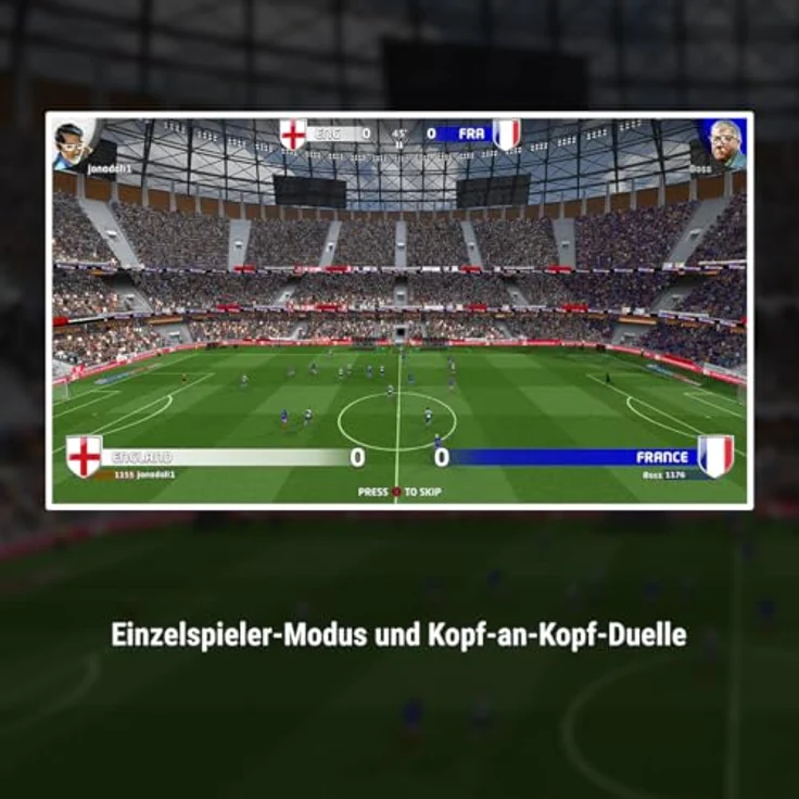Contact Sales Ltd. Sociable Soccer 25, PS4-Spiel mit schnellem Arcade-Gameplay, 13.000 FIFPRO-lizenzierten Spielern und 1.400 Teams weltweit – Bild 2