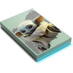 Seagate FireCuda Gaming HDD 2 TB, tragbare externe Festplatte, Star Wars Edition Grogu, PC Gaming, USB 3.2, inkl. 3 Jahre Rescue Service, Modellnr.: STKL2000404