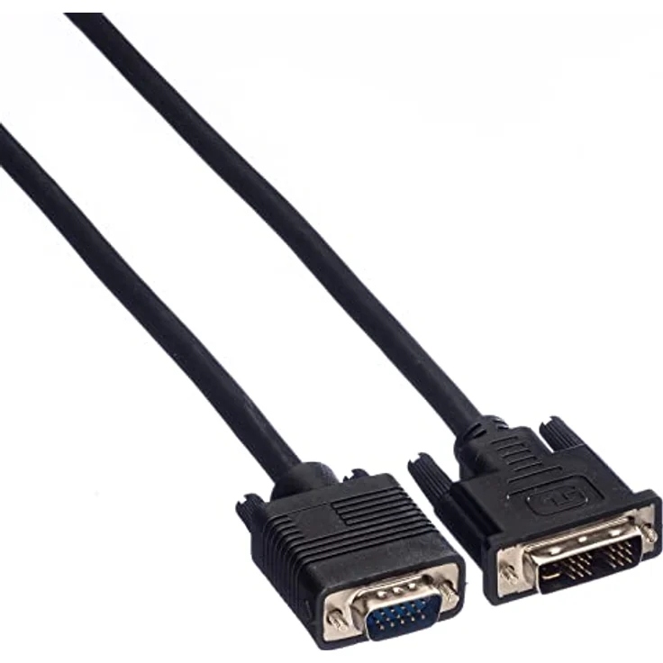 VALUE DVI-VGA Kabel, DVI (12+5) ST - VGA ST, 2 m – Bild 3