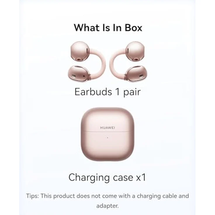 HUAWEI FreeClip 2, Open-ear Bluetooth Kopfhörer in Rosegold – Bild 4