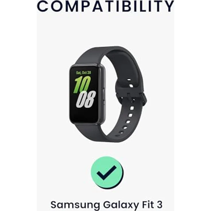 kwmobile USB C Ladekabel für Samsung Galaxy Fit 3 - 100 cm langes Ersatzkabel in Weiß mit schneller Ladegeschwindigkeit – Bild 2