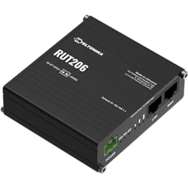Teltonika RUT206, 4G LTE Router mit Dual-SIM, WLAN, RS232 & RS485, aktives und passives PoE – Bild 3