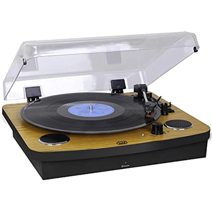 Trevi TT 1022 BT - Drehbarer Tisch, Stereo, Retro-Bluetooth, Stereo, Holz – Bild 3