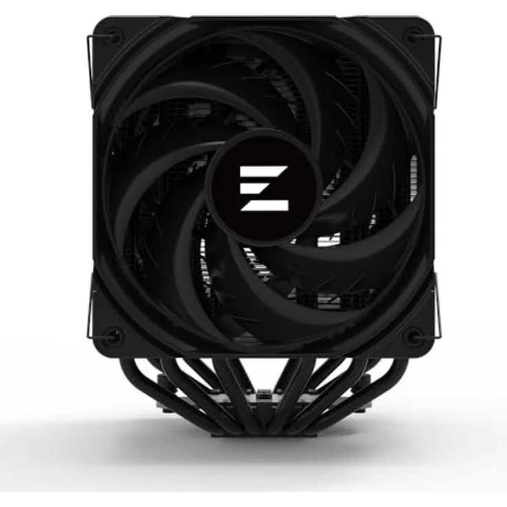 Zalman CNPS14X Duo, Dual-Tower CPU-Kühler mit 270W TDP, zwei 120mm Lüftern und sechs Heatpipes, schwarz – Bild 4
