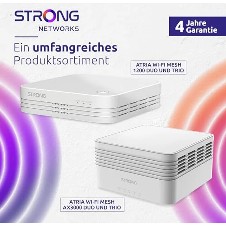 Strong MESHTRIPACK1200 Wi-Fi Mesh Home Kit 3 PACK 1200, Powerline, Weiss – Bild 6