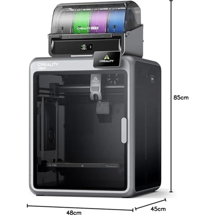 Creality 3D K2 Pro Combo, Multicolor 3D-Drucker mit 300x300x300 mm Bauvolumen, automatischer Nivellierung und kompatibel mit 16 Farben – Bild 8