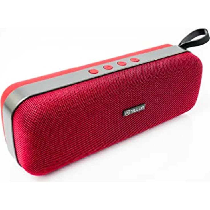 TELLUR Loop Bluetooth Lautsprecher mit Radio, 10W, Kompakte Musikbox Bluetooth mit True Wireless Stereo, Radio Bluetooth Box, Freisprechfunktion, USB, MicroSD/TF-Steckplatz, AUX-Buchse 3,5 mm, BT 5.0 – Bild 1