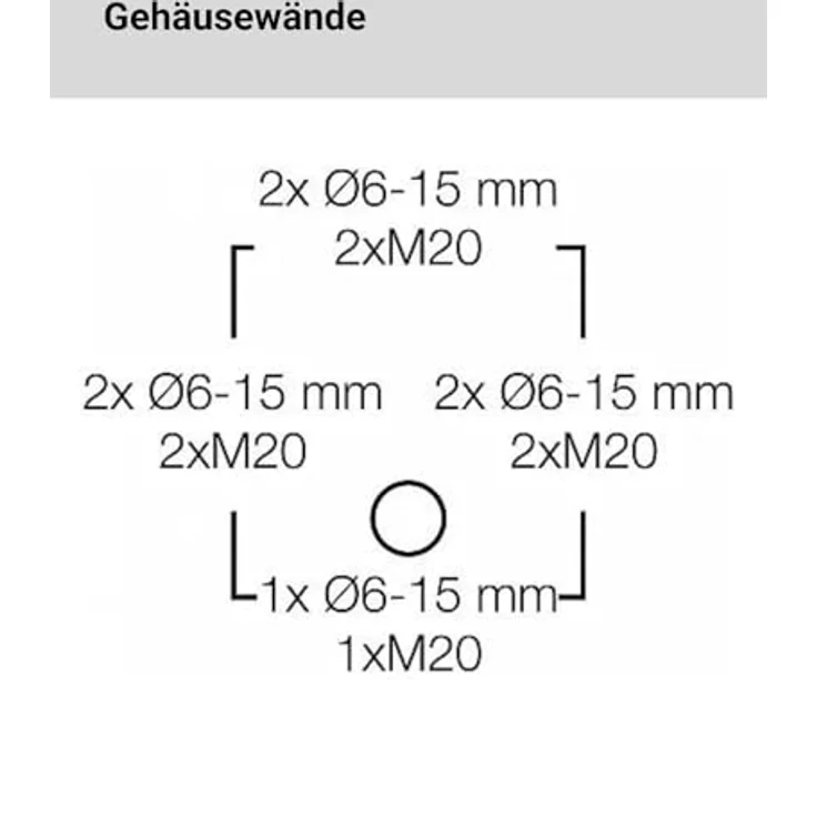 Hensel Kabelabzweigkasten DK 0200 G bis 2,5qmm ohne Kl. Dose, Gehäuse für Montage auf der Wand/Decke - Preisvergleich – Bild 4
